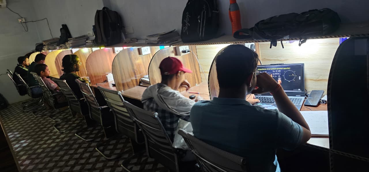 Students at work